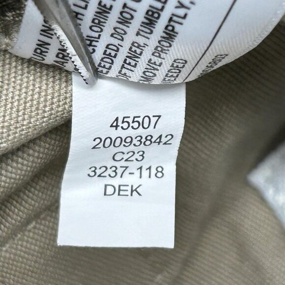 Duluth Trading Flex Fire Hose Pants Mens 34x30.5 Khaki Relaxed Fit Cargo Stretch - Picture 7 of 16